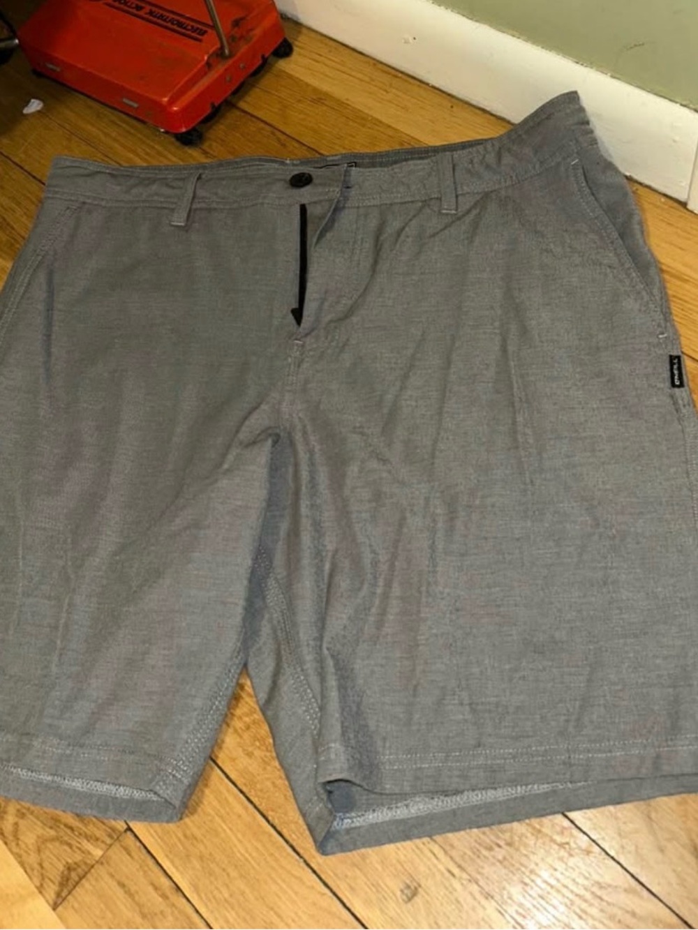 O'Neill Gray GOLF SHORTS Hybrid Shorts Hyperfreak Stretch Size 36